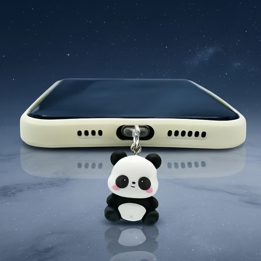 🐼 Mini Panda Phone Charm – Cute Accessories for Every Phone