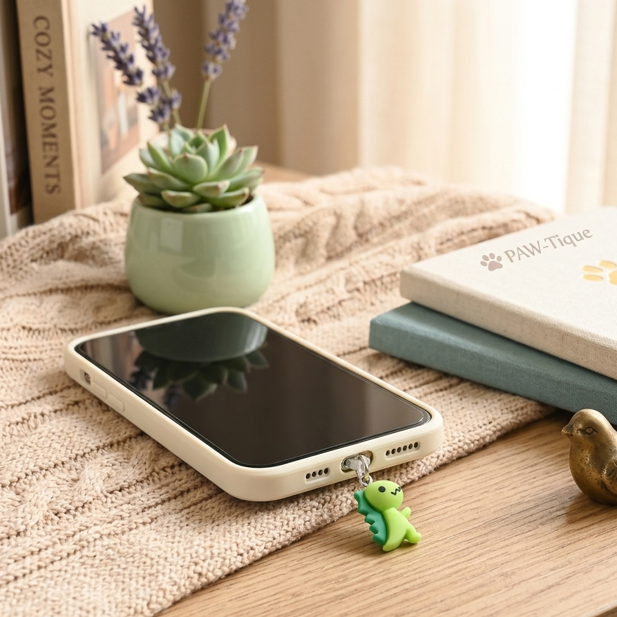 🦖 Cute Dinosaur Phone Charm – The Perfect Accessory for Dino Lovers